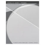 Criss Cross | Mono Gray Modern Letterhead