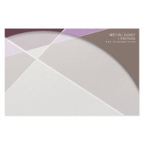 Criss Cross * Plum Purple Business Stationery by color_therapy Criss Cross * Plum Purple Business Stationery