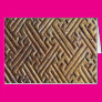 Criss-Crossed  Metal Greeting Card
