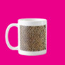 Criss-Crossed  Metal Coffee Mug