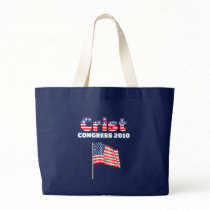 Crist Patriotic American Flag 2010 Elections Bag