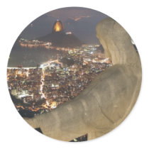 Cristo Redentor Round Stickers