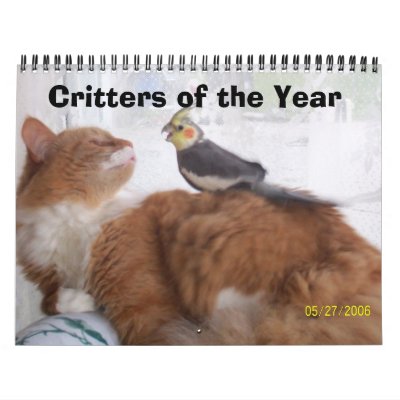 Critters of the Year Wall Calendar by Lmiller01