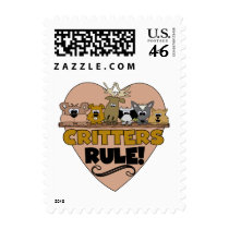 Critters Rule Stamp