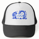 CritterZodiac Aquarius Cap hats by CaramelCritters CritterZodiac Aquarius Cap hats