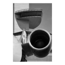 CRJ JFK Tower B&W posters by captainifr CRJ JFK Tower B&W posters