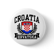 Croatia Pinback Buttons