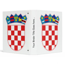 Croatia Coat of Arms detail Binders
