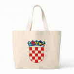 Croatia Coat of arms HR Hrvatska Canvas Bags