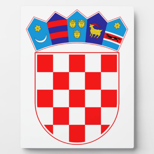 Croatia Coat Of Arms Plaque | Zazzle