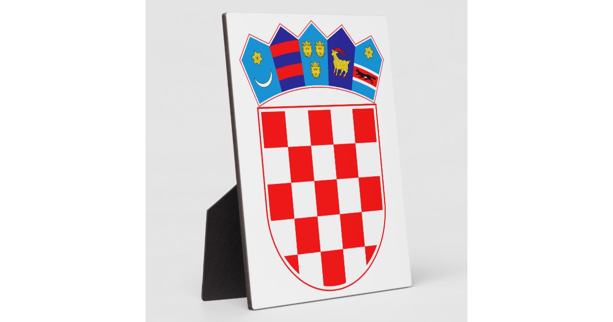 Croatia Coat Of Arms Plaque | Zazzle