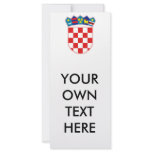 Croatia Coat of Arms Rack Card Template