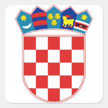 croatia emblem stickers