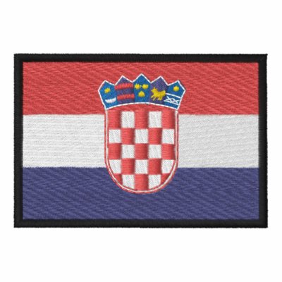 Croatia Embroidered Jacket by ZazzleEmbroidery