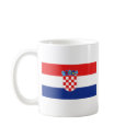 Croatia Flag and Map Mug by FlagAndMap Croatia Flag and Map Mug