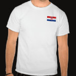 Croatia Flag Map Basic T-Shirt