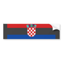 Croatia Flag bumper stickers by coolcountry Croatia Flag bumper stickers