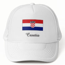 Croatia Flag Design hats