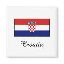 Croatia Flag Design magnets