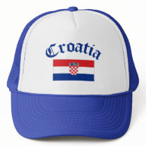Croatia Flag hats