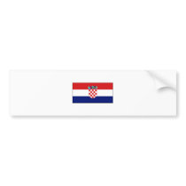 Croatia FLAG International bumper stickers