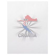 Croatia Flag Map 2.0 Letterhead Design