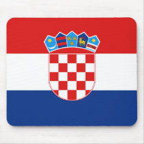 Croatia Flag Mousepad by FlagAndMap Croatia Flag Mousepad