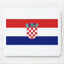 Croatia Flag mousepads