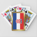 Croatia Flag Playing Cards playing cards