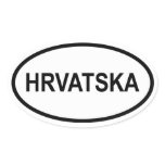 Croatia "Hrvatska" stickers