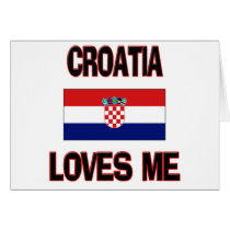 Croatia Loves Me cards