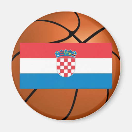 Croatia National Basketball Team Magnet