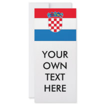 Croatia Customized Rack Card