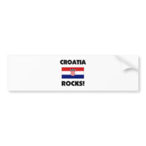 Croatia Rocks bumper stickers