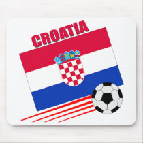 Croatia Soccer Team mousepads