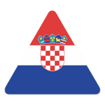 croatia triangle stickers