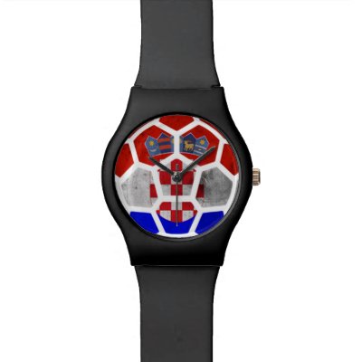Croatia  Black Designer Watch