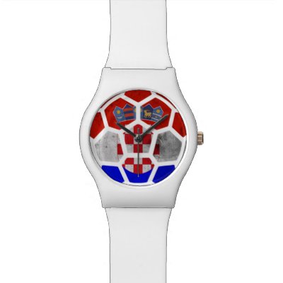 Croatia  White Designer Watch