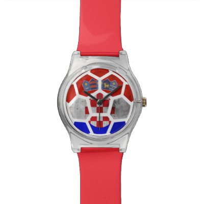 Croatia  Red Designer Watch