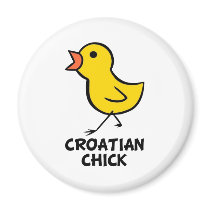 Croatian Chick magnets