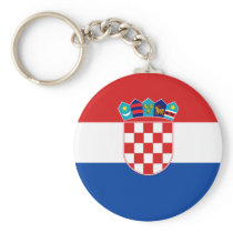 Croatian Flag Keychains