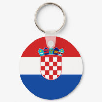 Croatian Flag keychains