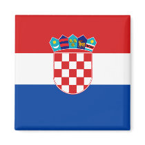 Croatian Flag magnets