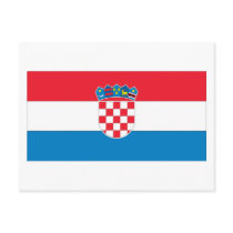 Croatian Flag postcards by worldflagtshirts Croatian Flag postcards