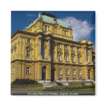 croatian, national, theater, zagreb, croatia,