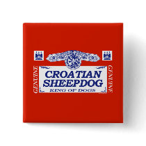 Croatian Sheepdog buttons