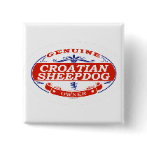 Croatian Sheepdog  buttons
