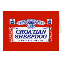 Croatian Sheepdog cards