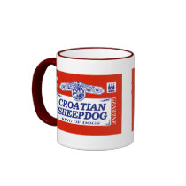 Croatian Sheepdog mugs