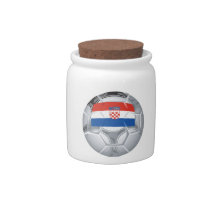 Croation Soccer Ball Candy Jars